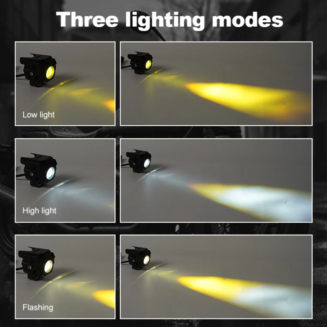 پرژکتور تک لنز مدل (RD_07) 5 حالته دیلایت دار فلاشردار