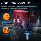 قیمت پرژکتور تک لنز مدل (RD_07) پنج حالته دیلایت دار فلاشردار