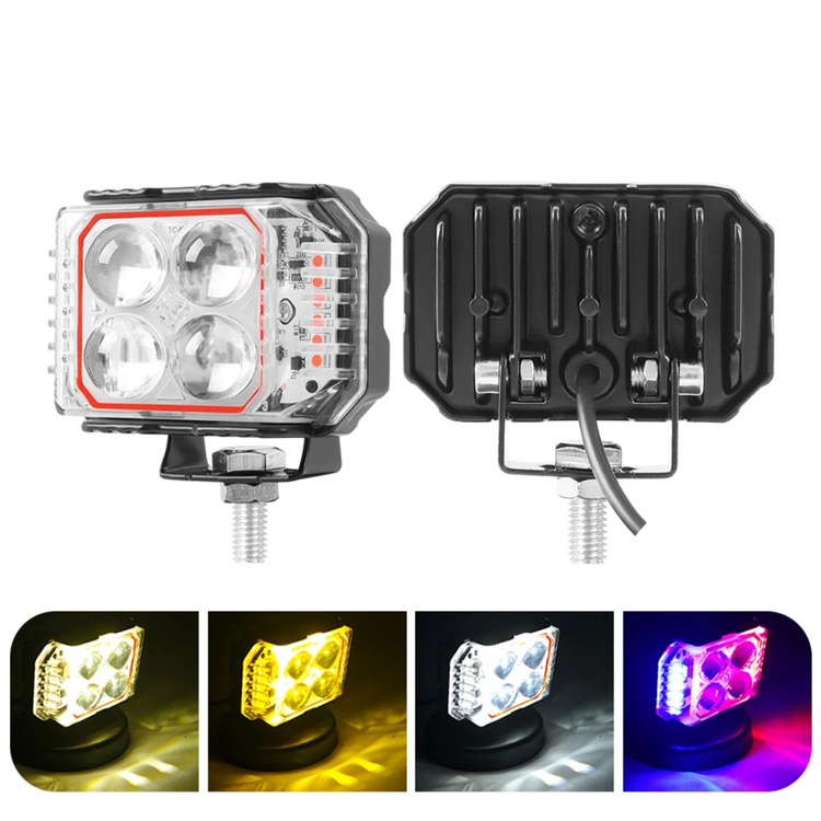 خریدپرژکتور 4 لنز مدل BB2208 فدرالی 6 حالته فلاشردار (35W)