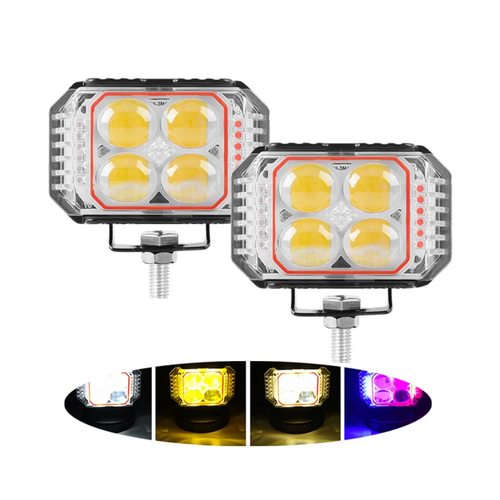 خرید پرژکتور 4 لنز مدل BB2208 فدرالی 6 حالته فلاشردار (35W)