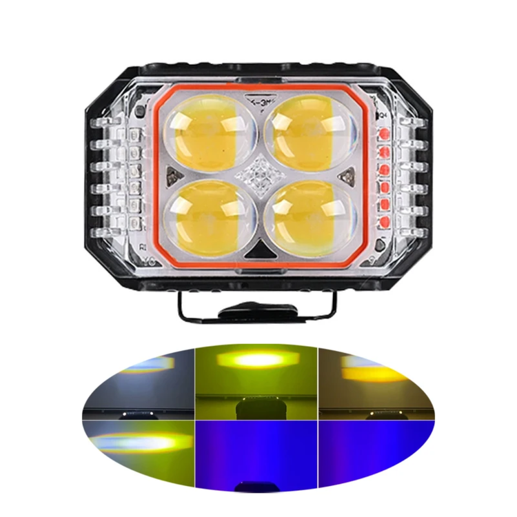 قیمت پرژکتور 4 لنز مدل BB2208 فدرالی 6 حالته فلاشردار (35W)