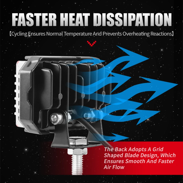 پرژکتور 4 لنز مدل BB2208 فدرالی شش حالته فلاشردار (35W)