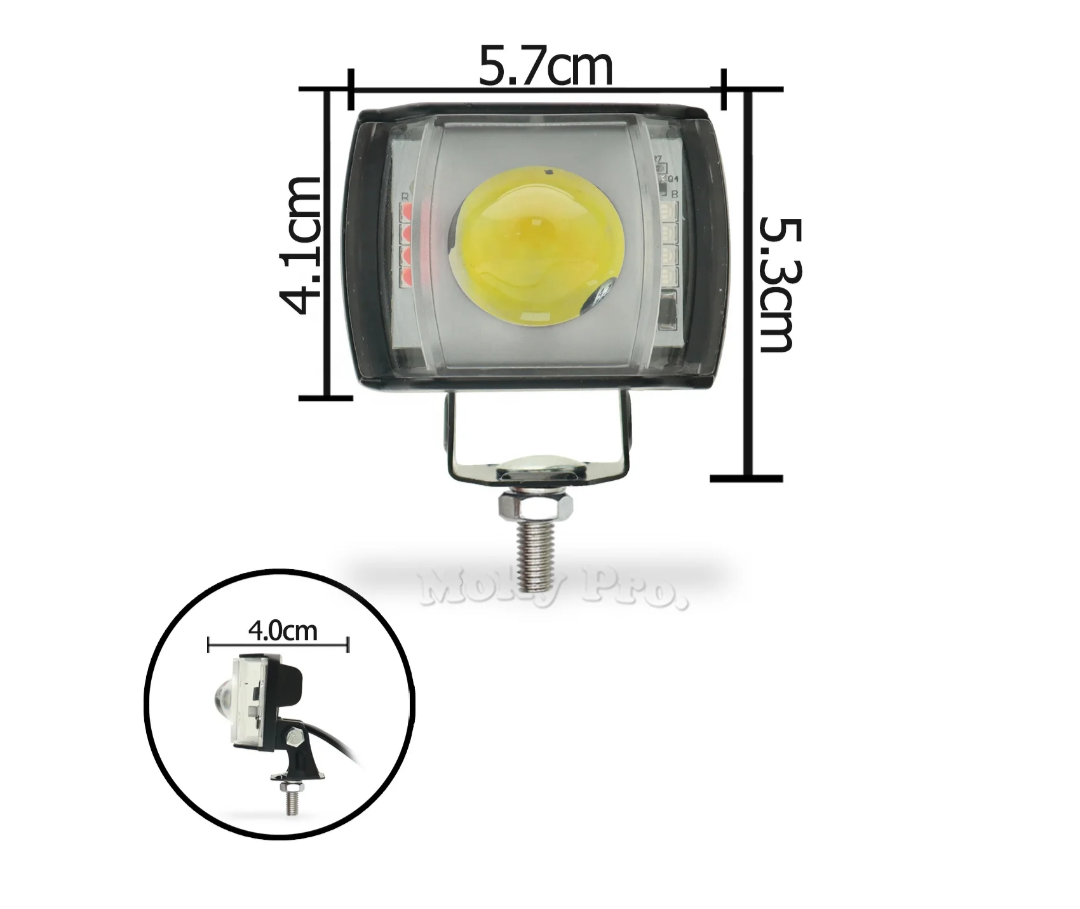 قیمت پرژکتور تک لنز فدرالی مدل TF_122 شش حالته (۲عددی)