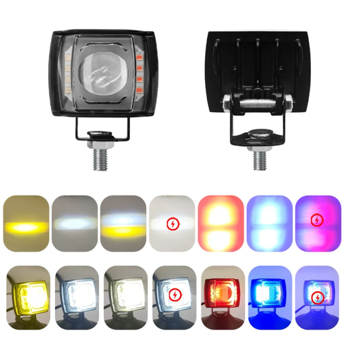 خرید پرژکتور تک لنز فدرالی مدل TF_122 شش حالته (۲عددی)