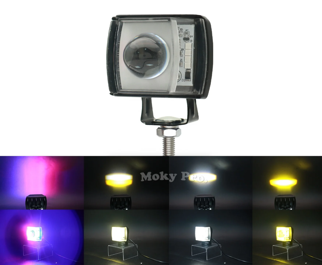 قیمت پرژکتور تک لنز فدرالی دار مدل TF_122 شش حالته (۲عددی)