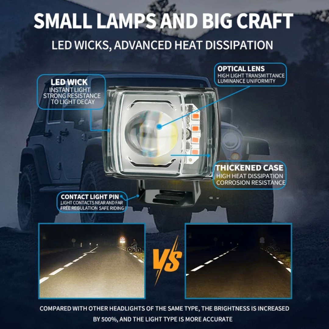 قیمت پرژکتور تک لنز مدل TF_122 فدرالی شش حالته (۲عددی)