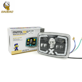 چراغ جلوی موتورسیکلت مدل ال ای دی 5حالته راهنمادار