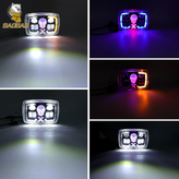 چراغ جلوی موتورسیکلت مدل ال ای دی 5حالته راهنمادار