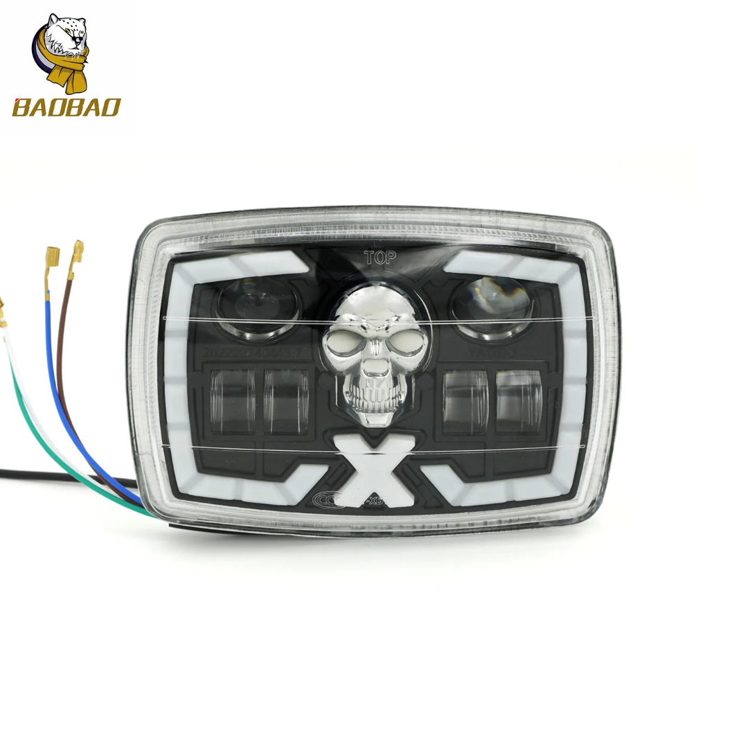 چراغ جلوی موتورسیکلت مدل ال ای دی 5حالته راهنمادار