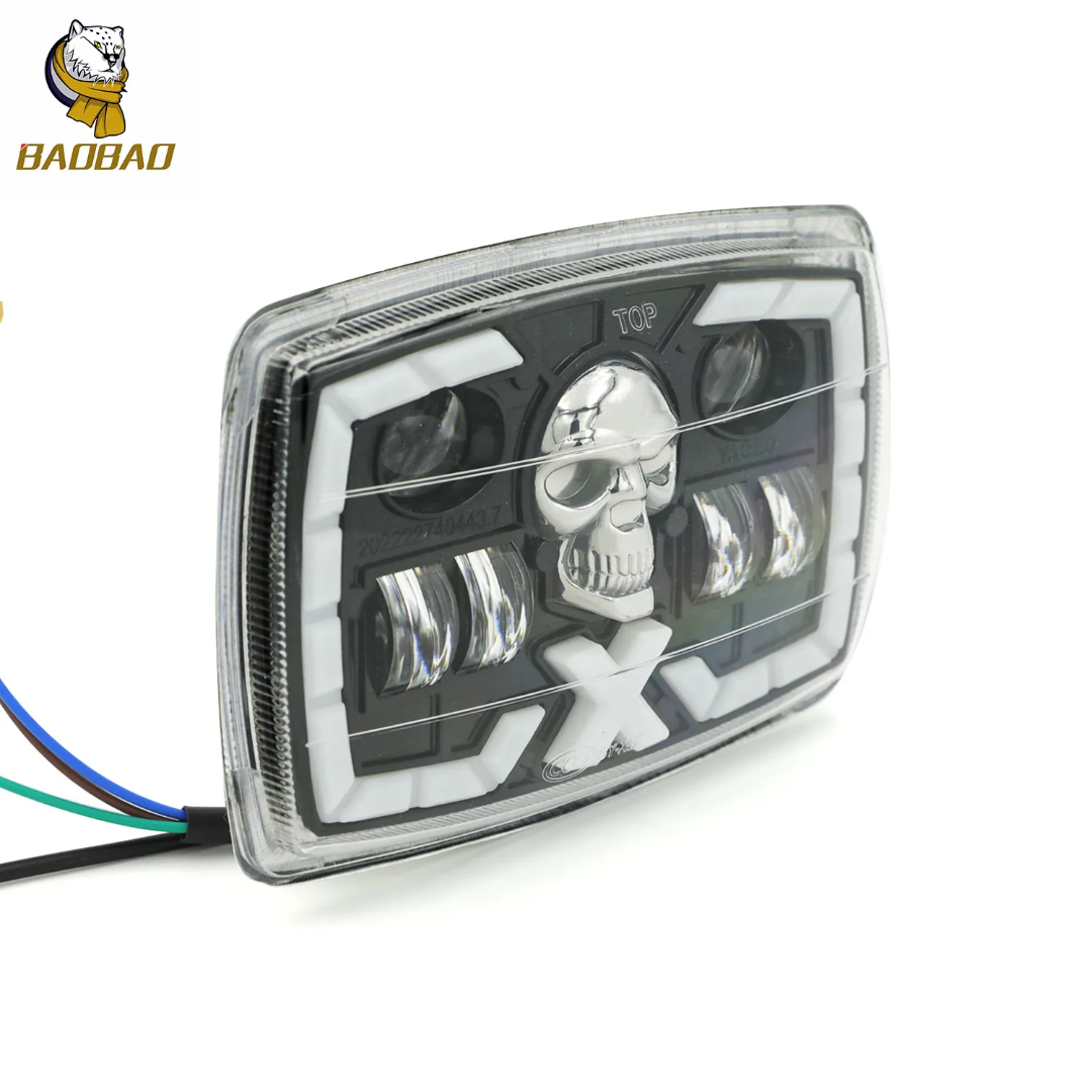 چراغ جلوی موتورسیکلت مدل ال ای دی 5حالته راهنمادار