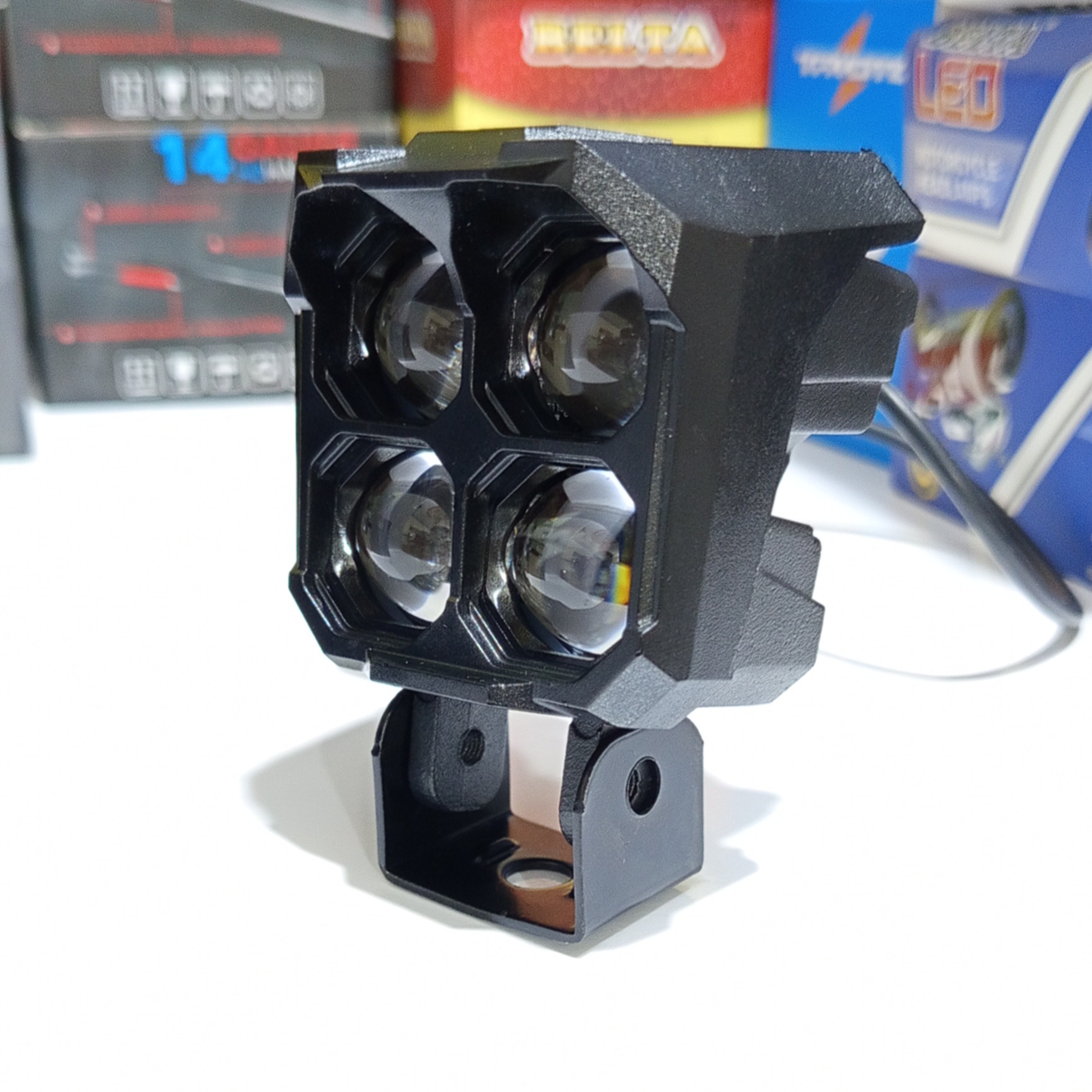 خرید پرژکتور مدل آفرودی 4 لنز 5حالته (30 وات) فلاشردار و تلکسوپی