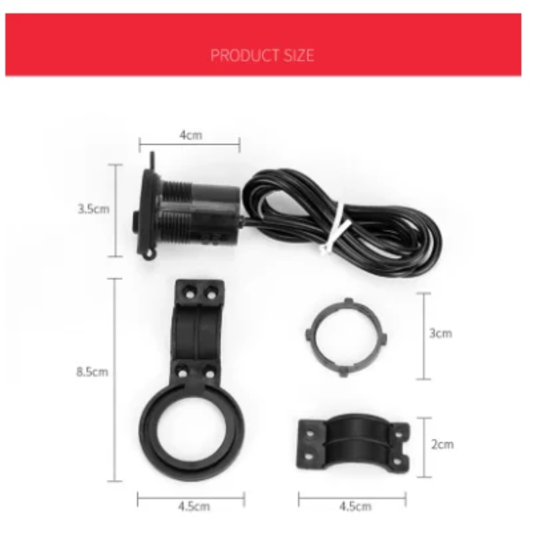 خرید وقیمت شارژر موبایل موتور سیکلت مدل Cell phone