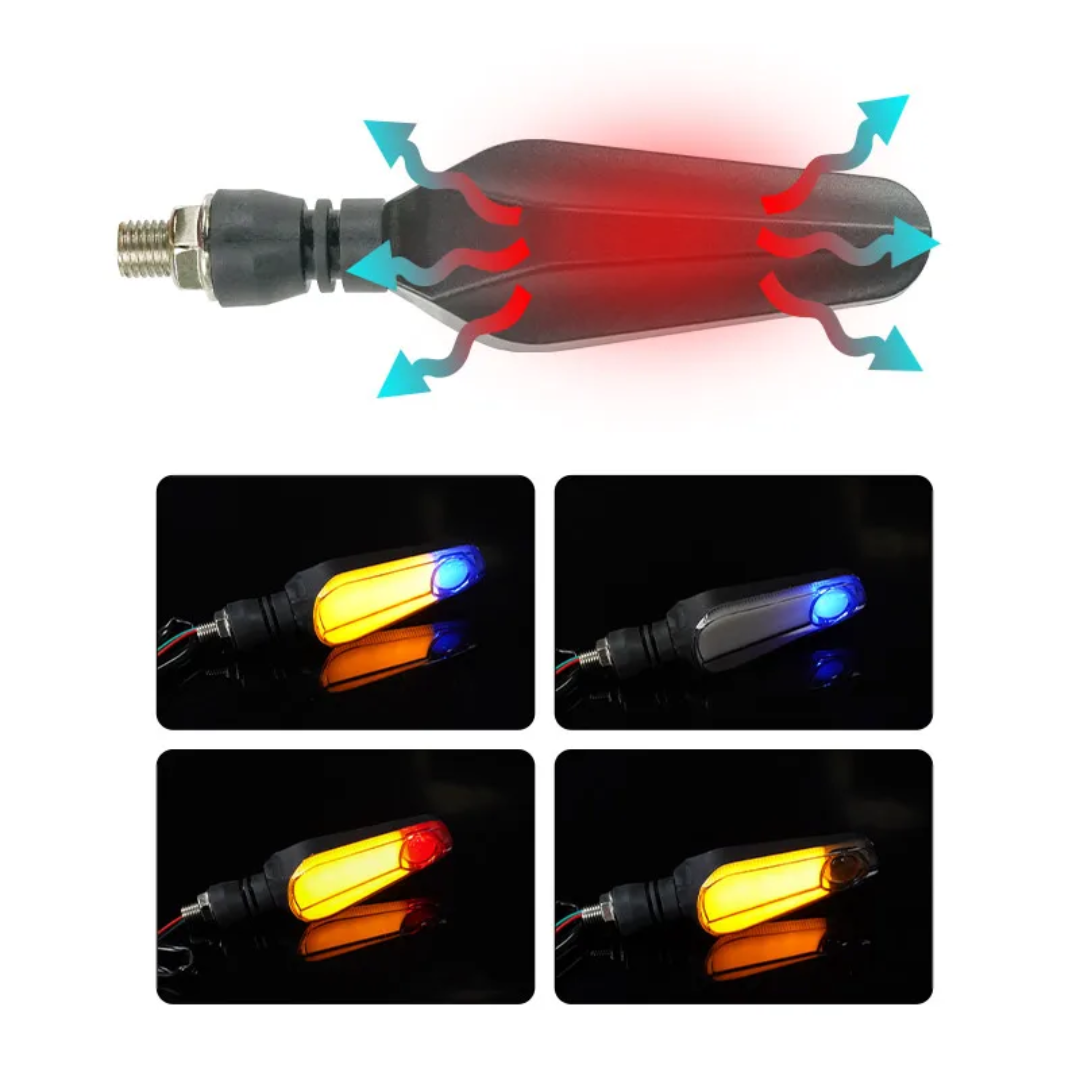 خریدچراغ راهنمای موتور سیکلت مدلHJG-362 رانینگ دار دیلایت دار