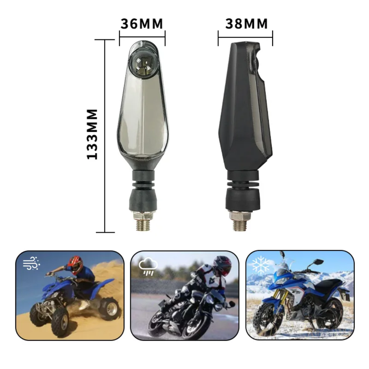 قیمت وخریدچراغ راهنمای موتور سیکلت مدلHJG-362 رانینگ دار و دیلایت دار