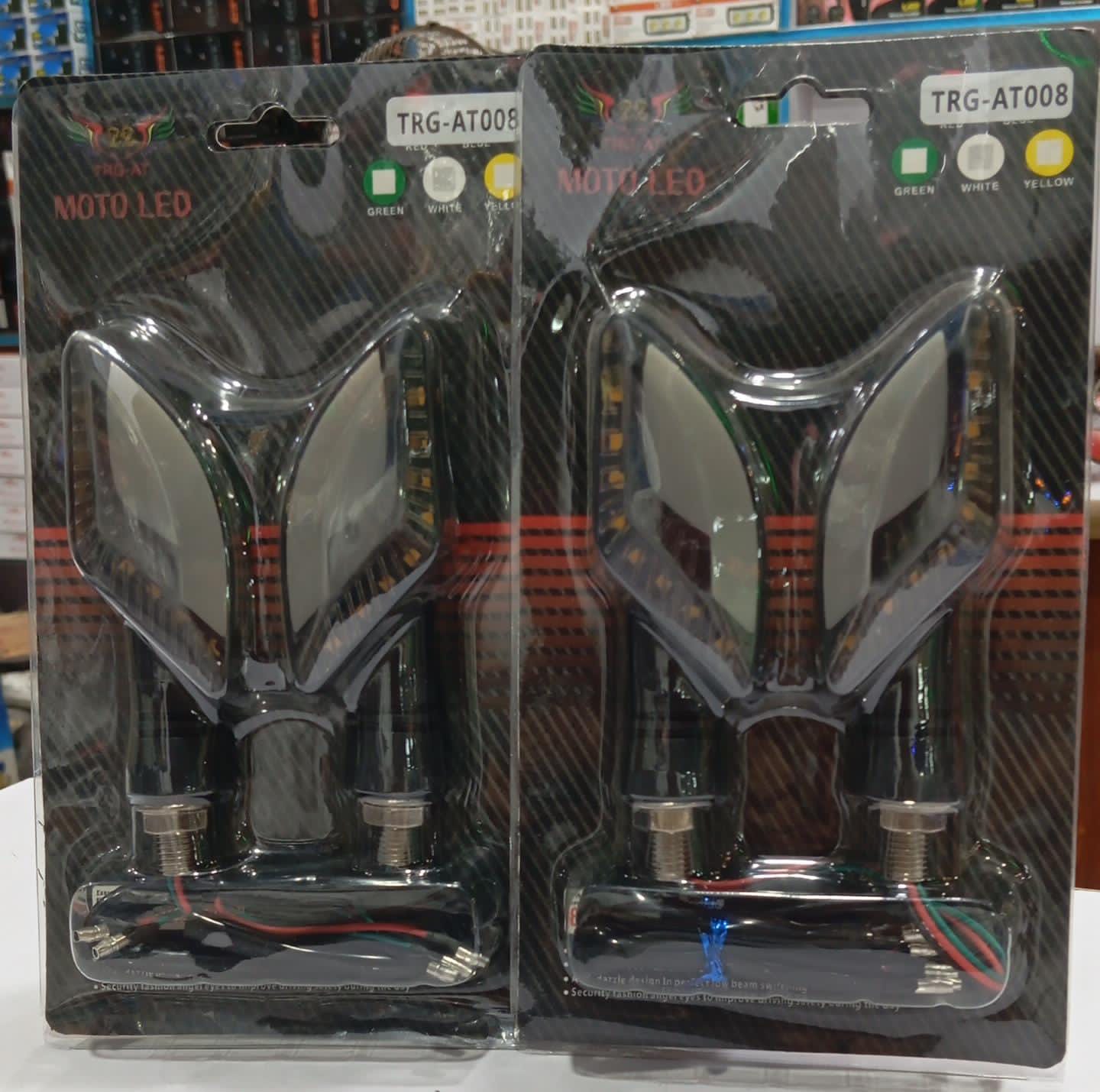 خریدو قیمت چراغ راهنمای موتور سیکلت مدلAT008 رانینگ دار و دیلایت دار