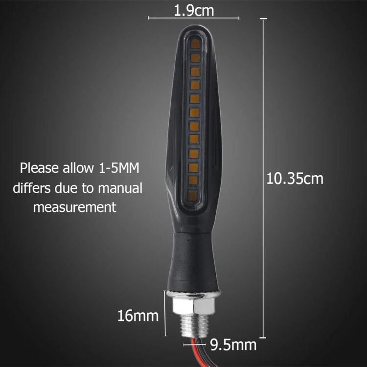قیمت و خرید چراغ راهنمای موتورسیکلت مدل A_۸ اسپورت رانینگ دار