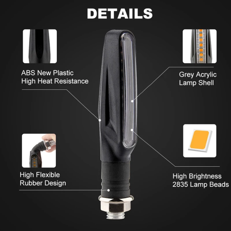 خریدچراغ راهنمای موتورسیکلت مدل A_۸ اسپورت (رانینگ دار)