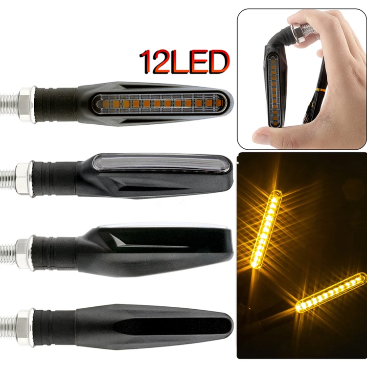 قیمت وخرید چراغ راهنمای موتورسیکلت مدل A_۸ اسپورت رانینگ دار