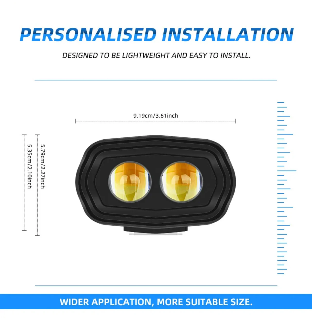 خرید پرژکتور ۲ لنز مدل S20_Pro شش حالته فلاشردار