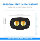 خرید پرژکتور ۲ لنز مدل S20_Pro شش حالته فلاشردار