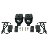 قیمت پرژکتور تک لنز مدل فن دار 2 حالته تلسکوپی اورجینال (۲عددی)