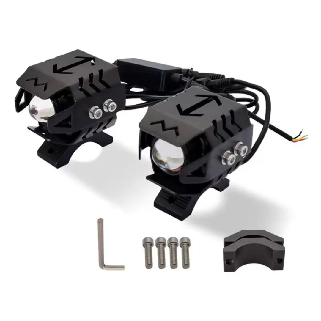 خرید و قیمت پرژکتور تک لنز مدل فن دار 2 حالته تلسکوپی اورجینال (۲عددی)