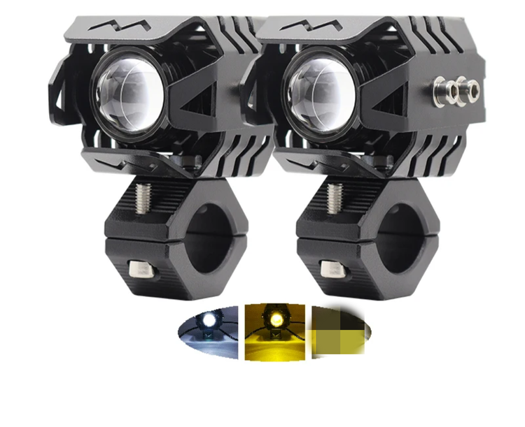 خریدپرژکتور تک لنز مدل فن دار 2 حالته تلسکوپی اورجینال (۲عددی)