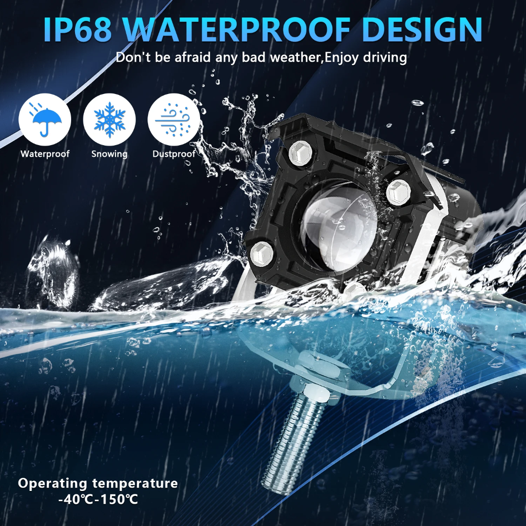 خرید پرژکتور تک لنز مدل V 5 هشت حالته دیلایت دار و فلاشردار