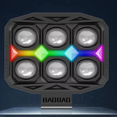 خرید و قیمت پرژکتور ۶ لنز مدل B1932 پنج حالته دیلایت دار و فلاشردار