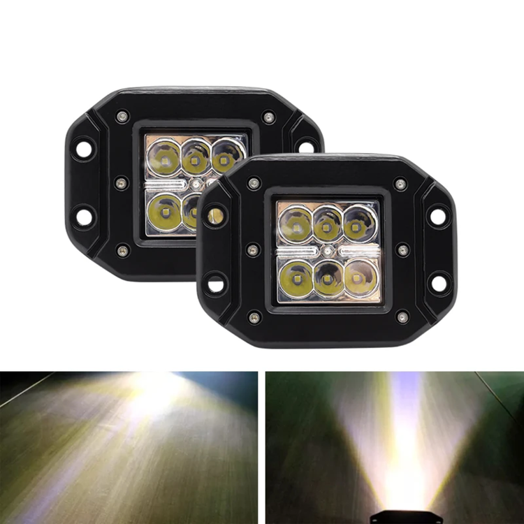 خرید پرژکتور ۶ لنز تو سپری مدل ۴ اینچ تک حالته AUM اورجینال (۲عددی)