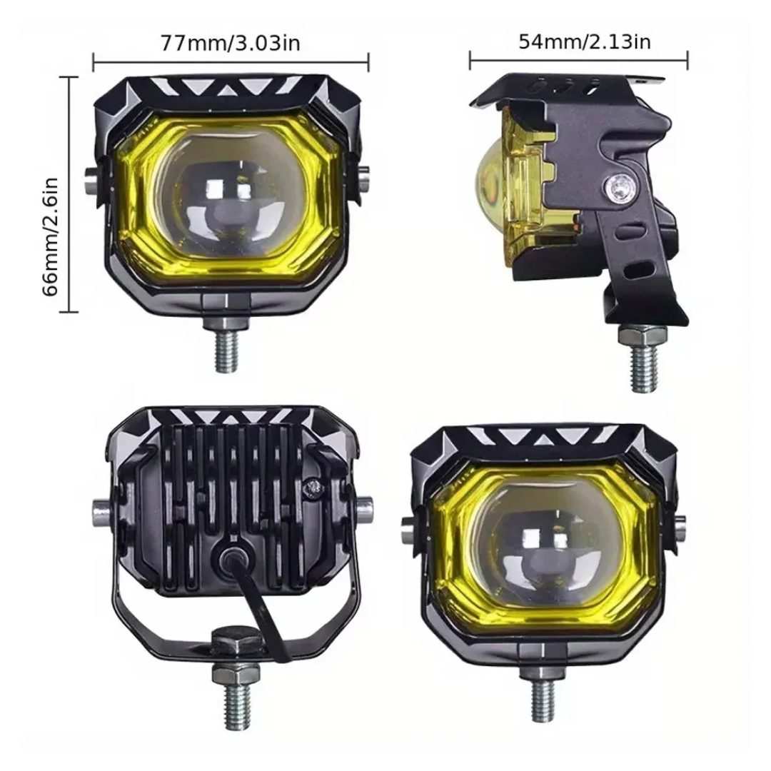 خریدوقیمت پرژکتور تک لنز مدل ۴ حالته ۴۵w دیلایت دار و فلاشردار(۲عددی)