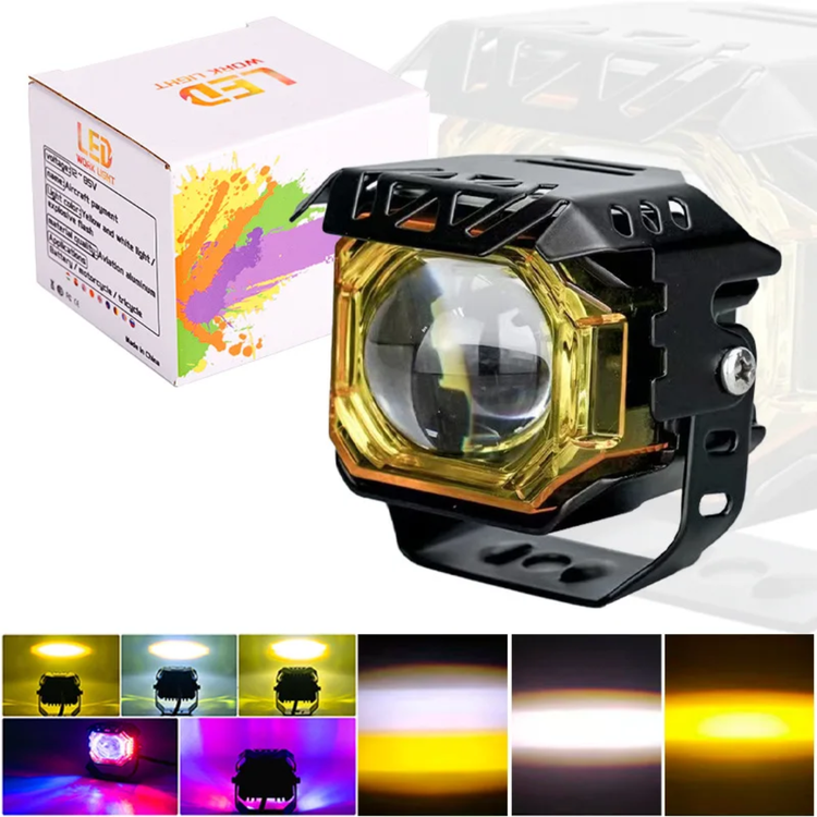 خرید پرژکتور تک لنز مدل ۴ حالته ۴۵w دیلایت دار و فلاشردار(۲عددی)