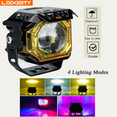 خرید و قیمت پرژکتور تک لنز مدل ۴ حالته ۴۵w دیلایت دار و فلاشردار(۲عددی)