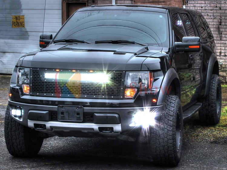 خرید وقیمت پرژکتور لایت بار مدل 5 حالته 120وات فلاشردار (اورجینال AUM)