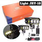 خرید پرژکتور ۳ لنز آفرودی مدل (JRY_18) با سنسور تنظیم خودکار نور،فلاشردار،دیلایت دار