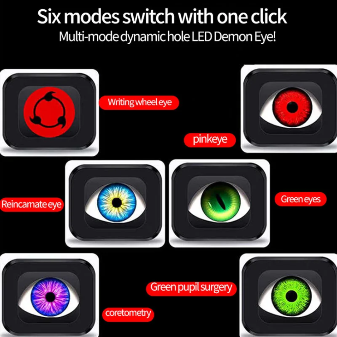 قیمت وخریدصفحه نمایشگر LED رنگی طرح چشم مناسب ماشین و موتورسیکلت