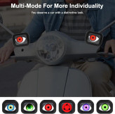 خرید وقیمت صفحه نمایشگر LED رنگی طرح چشم مناسب ماشین و موتورسیکلت