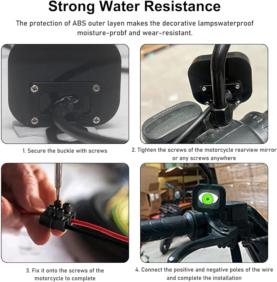 خریدوقیمت صفحه نمایشگر LED رنگی طرح چشم مناسب ماشین و موتورسیکلت