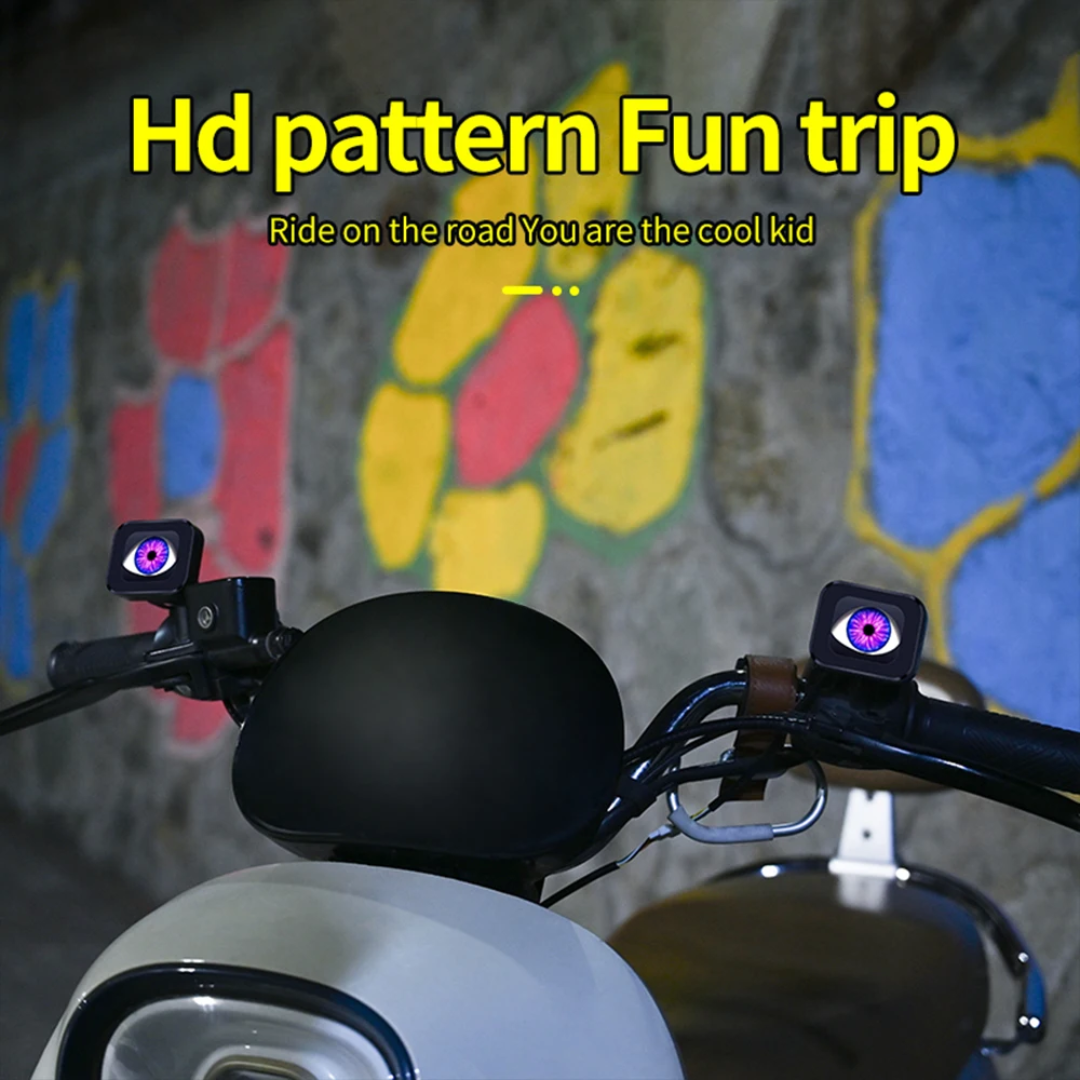 قیمت وخریدصفحه نمایشگر LED رنگی طرح چشم مناسب ماشین و موتورسیکلت