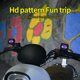 قیمت وخریدصفحه نمایشگر LED رنگی طرح چشم مناسب ماشین و موتورسیکلت