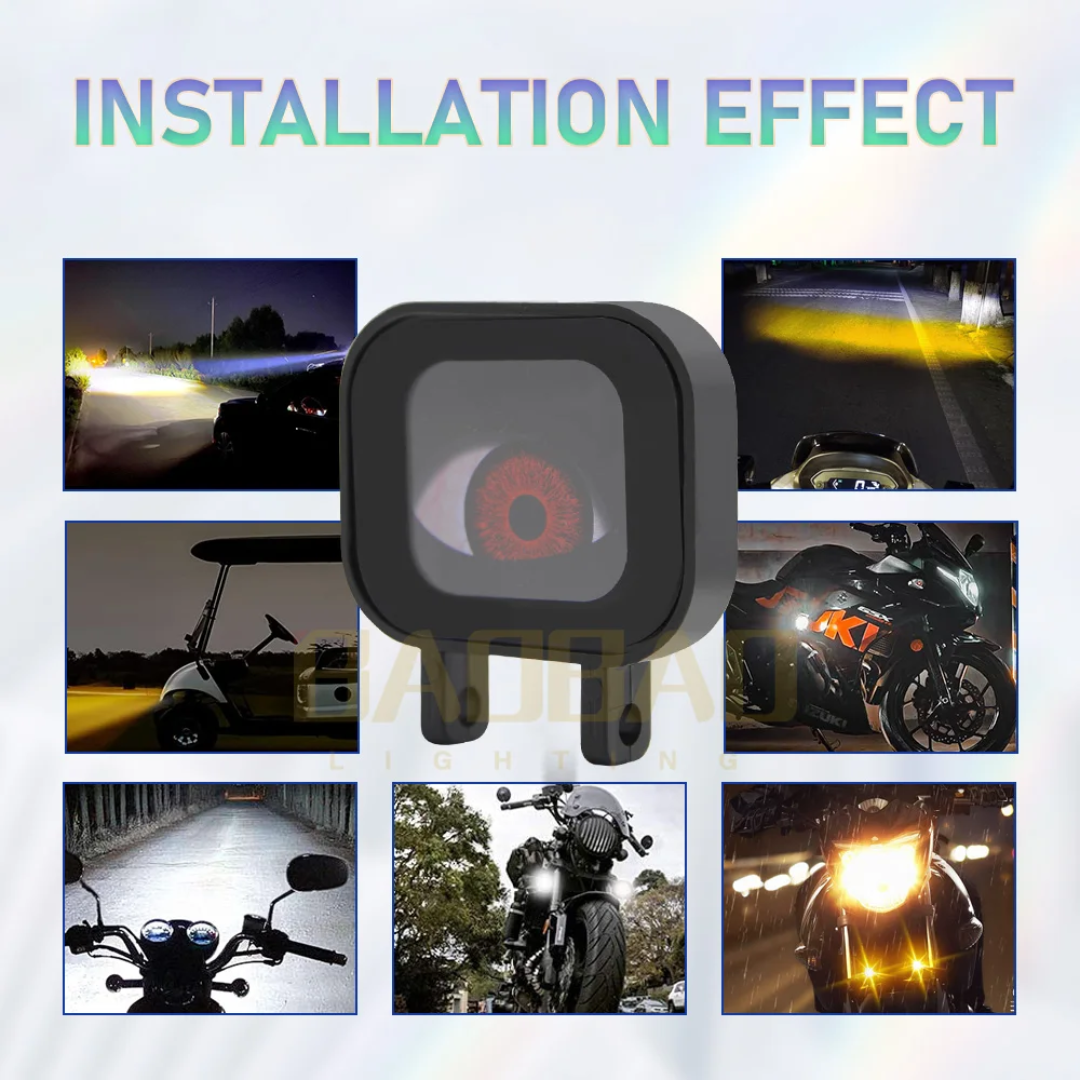 خریدو قیمت صفحه نمایشگر LED رنگی طرح چشم مناسب ماشین و موتورسیکلت