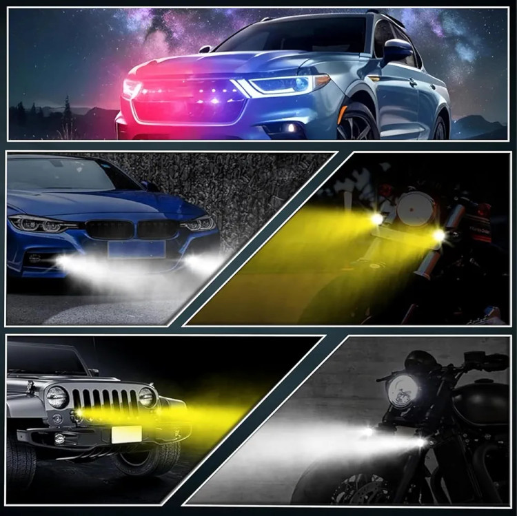 قیمت پرژکتور تک لنز مدل (BB2381) 5 حالته دیلایت دار فلاشردار (۲عددی)