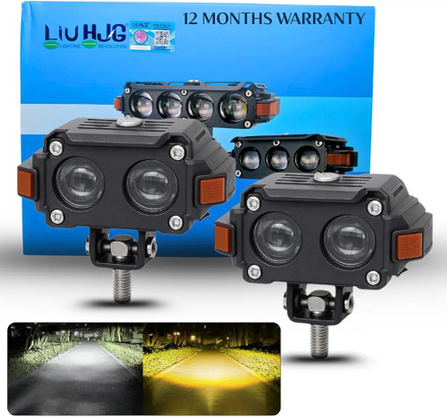 خرید پرژکتور 2 لنز مدل L88 فن دار 4 حالته و دیلایت دار LIUHJG