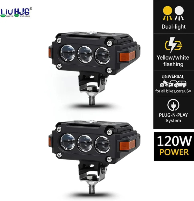 خرید وقیمت پرژکتور 3 لنز مدل L122 فن دار 4 حالته و دیلایت دار LIUHJG