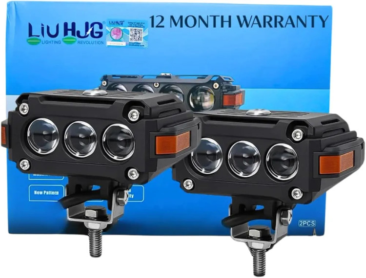 خرید پرژکتور 3 لنز مدل L122 فن دار 4 حالته و دیلایت دار LIUHJG