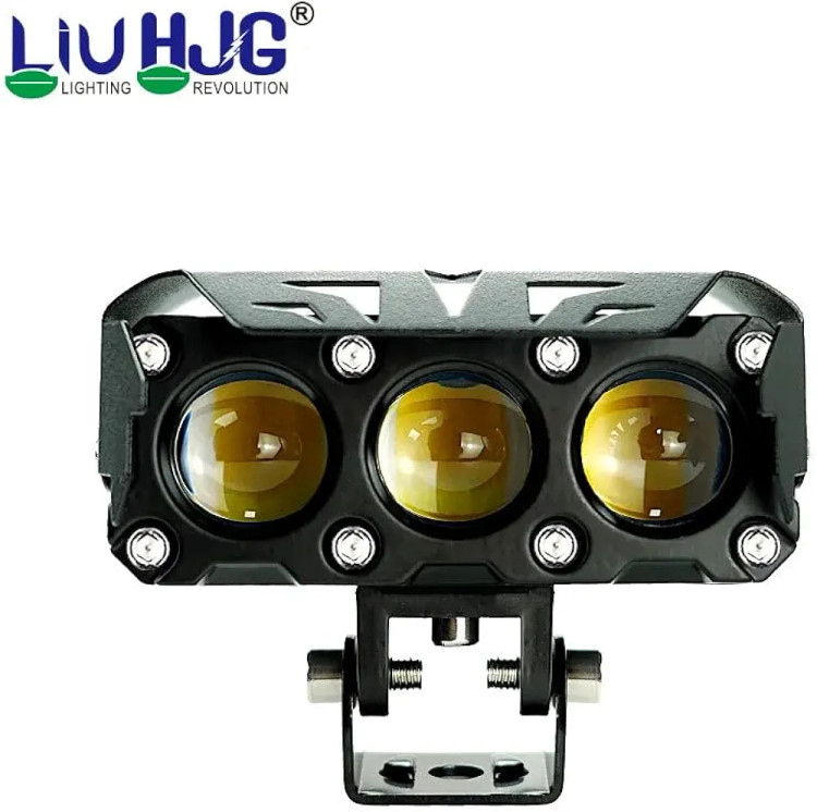 خرید پرژکتور آفرودی مدل 3 لنز فن دار چهار حالته دیلایت دار و فلاشردار LIUHJG