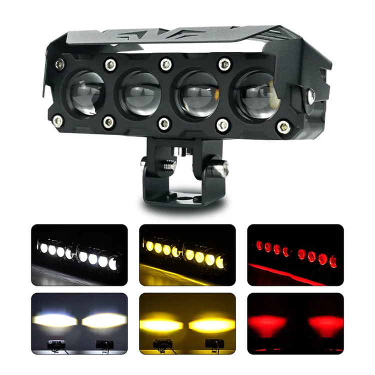 خریدپرژکتور آفرودی مدل 4 لنز فن دار 4 حالته دیلایت دار و فلاشردار LIUHJG