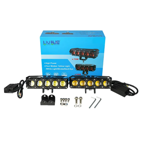 خریدپرژکتور آفرودی مدل 5 لنز فن دار 4 حالته دیلایت دار و فلاشردار LIUHJG