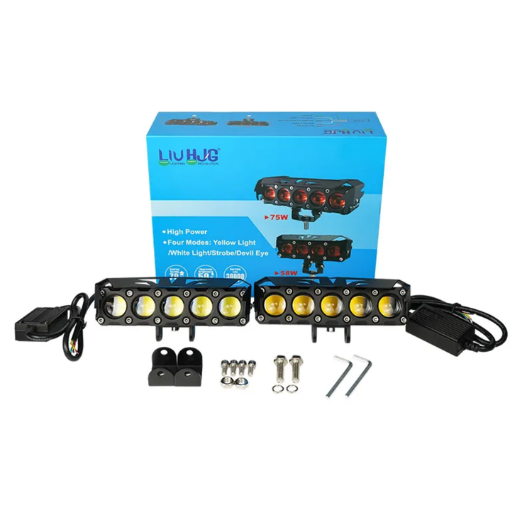 خریدپرژکتور آفرودی مدل 5 لنز فن دار 4 حالته دیلایت دار و فلاشردار LIUHJG