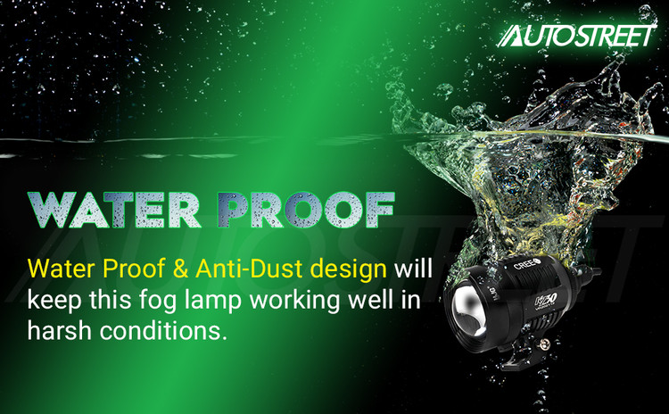 خرید پرژکتور تک لنز آفرودی مدل KZ30 زوم دار سه حالته فلاشردارLIUHJG